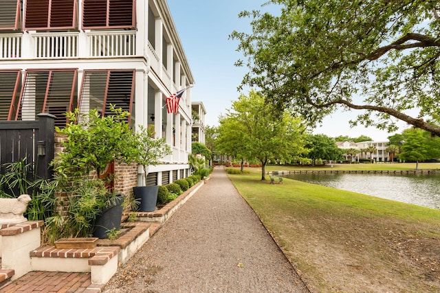 18 Fernandina St, Mount Pleasant, SC 29464 - view of community featuring a water view