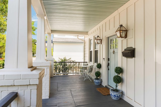 814 Rutledge Ave, Charleston, SC 29403 - unfurnished sunroom with wood finished floors