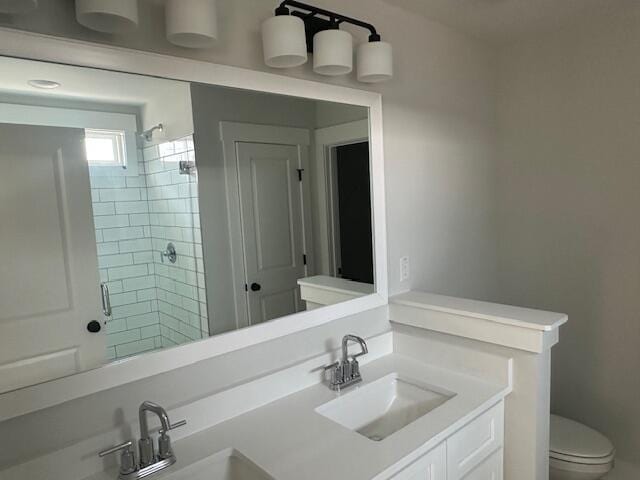 4126 Ohear Ave, North Charleston, SC 29406 - full bathroom with double vanity and a tile shower