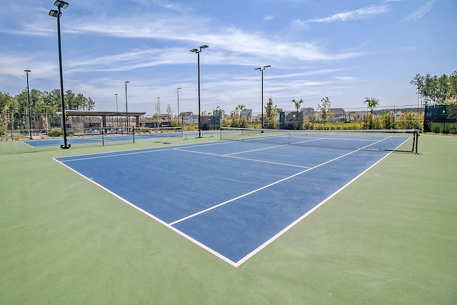 view of sport court featuring basketball court