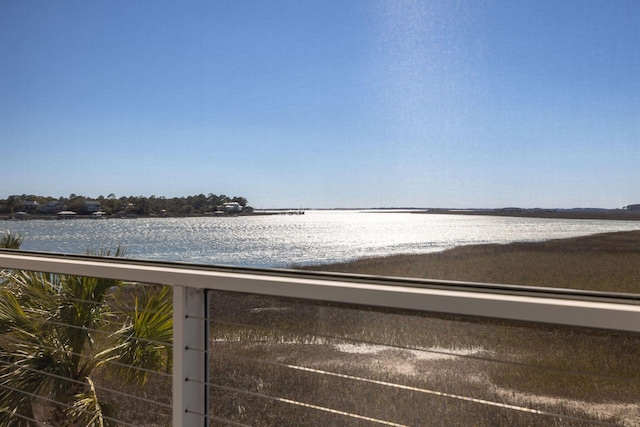 view of water feature