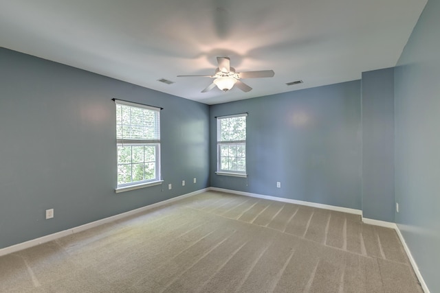 5105 Parrum Ct, Summerville, SC 29485 - spare room with a ceiling fan and carpet floors