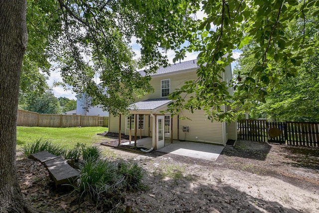 5105 Parrum Ct, Summerville, SC 29485 - back of property with a patio area and a fenced backyard