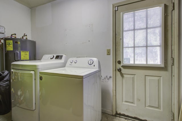 laundry area featuring independent washer and dryer