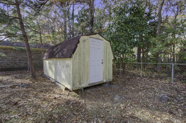 view of outdoor structure