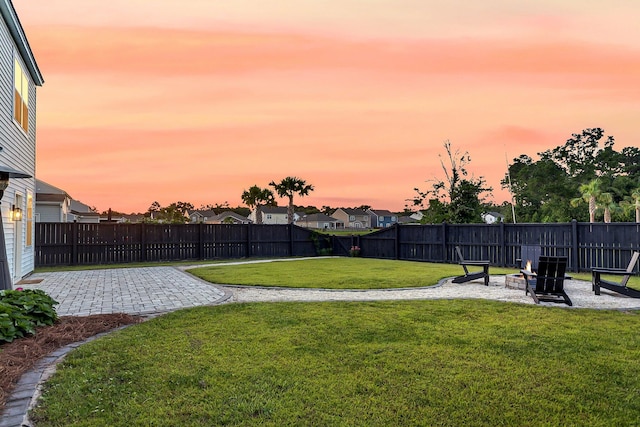 3018 Vincent Astor Dr, Johns Island, SC 29455 - fenced backyard with a patio and a residential view