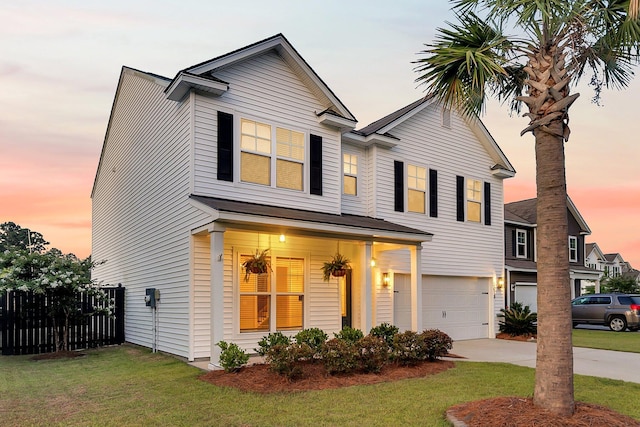 3018 Vincent Astor Dr, Johns Island, SC 29455 - view of front of house with an attached garage and concrete driveway