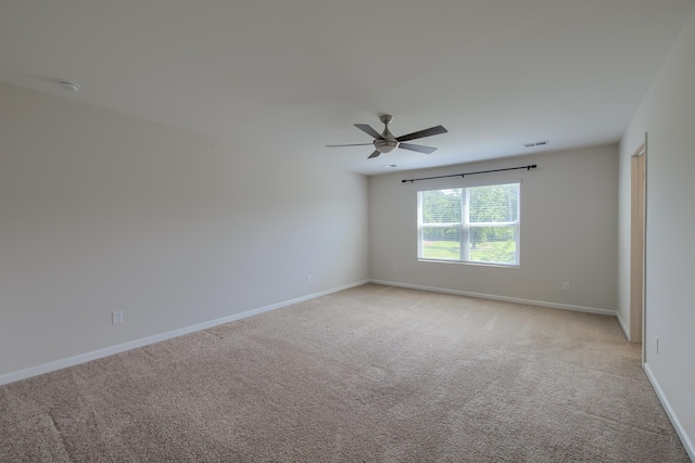 3018 Vincent Astor Dr, Johns Island, SC 29455 - unfurnished room with ceiling fan and light carpet