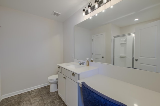 3018 Vincent Astor Dr, Johns Island, SC 29455 - bathroom with vanity and a shower with door