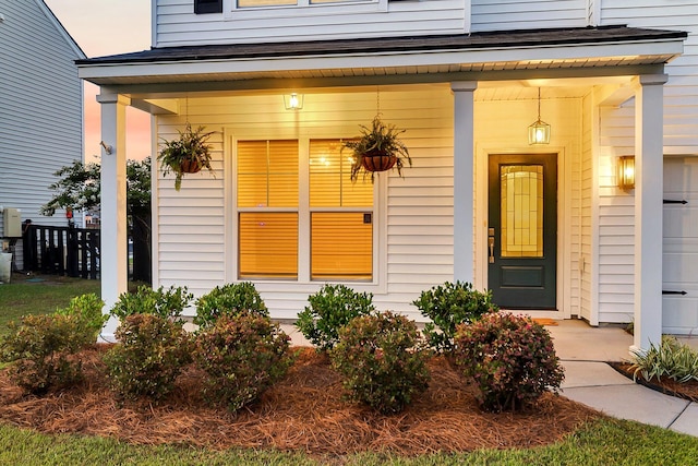 3018 Vincent Astor Dr, Johns Island, SC 29455 - doorway to property featuring covered porch