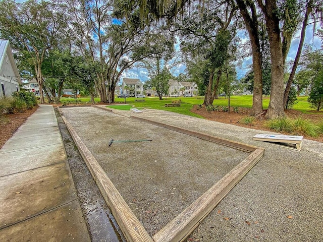 3018 Vincent Astor Dr, Johns Island, SC 29455 - view of home's community with a bocce ball area and a yard