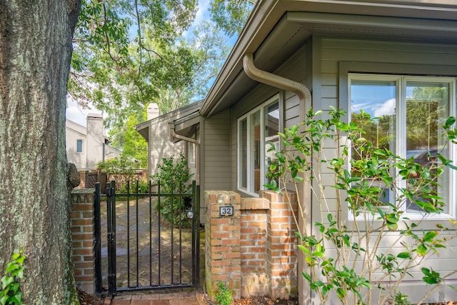 view of side of property