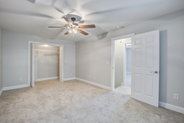 116 Venezia Ct, Ladson, SC 29456 - unfurnished bedroom with carpet flooring, baseboards, ceiling fan, and a closet