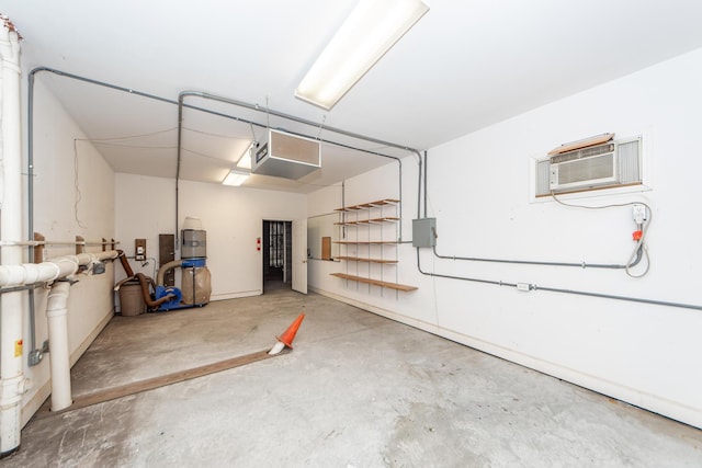 2517 Charter Oaks Dr, Mount Pleasant, SC 29466 - garage featuring a heating unit and a wall mounted air conditioner