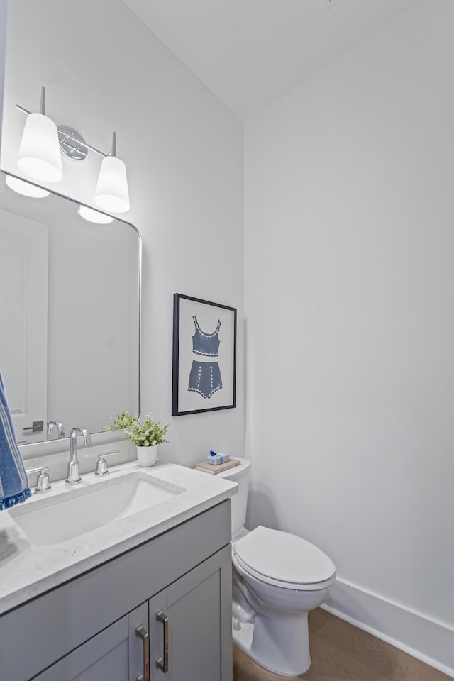 5710 Barbary Coast Rd, Hollywood, SC 29449 - bathroom featuring vanity and wood finished floors