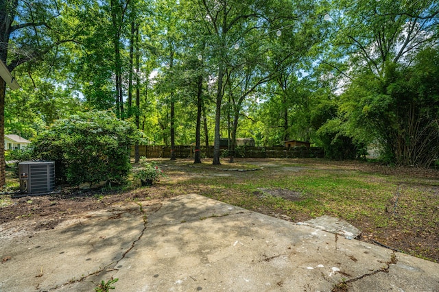 100 Colonial Dr, Goose Creek, SC 29445 - view of yard featuring cooling unit, a patio area, and a fenced backyard