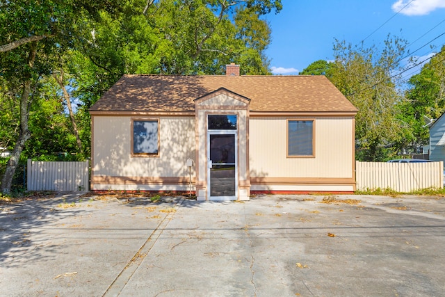 view of bungalow