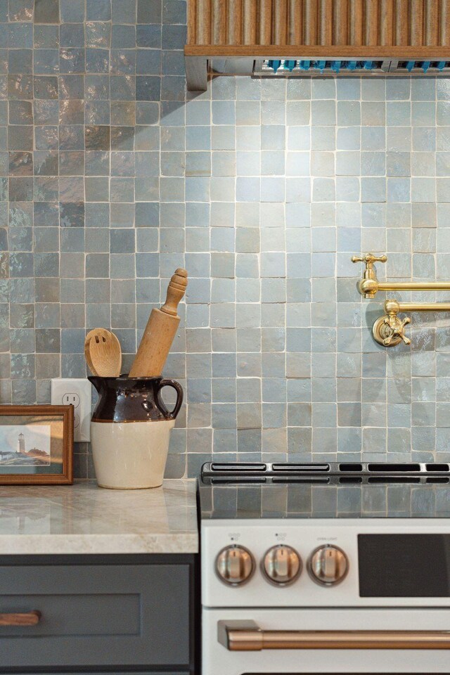 1012 E Erie Ave, Folly Beach, SC 29439 - bathroom with backsplash and vanity