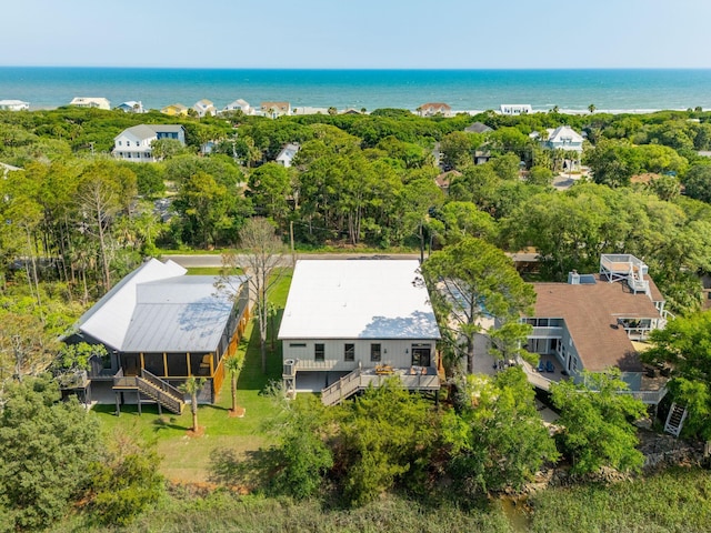1012 E Erie Ave, Folly Beach, SC 29439 - view from above of property featuring a nearby body of water