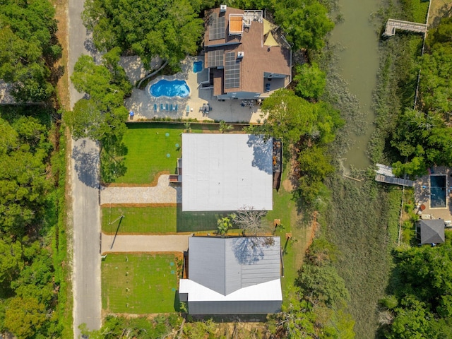 1012 E Erie Ave, Folly Beach, SC 29439 - bird's eye view of a pool area