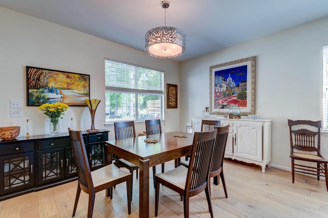 1231 Wild Olive Dr, Mount Pleasant, SC 29464 - dining space with light wood-type flooring and baseboards