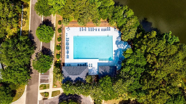 1231 Wild Olive Dr, Mount Pleasant, SC 29464 - drone / aerial view of a pool