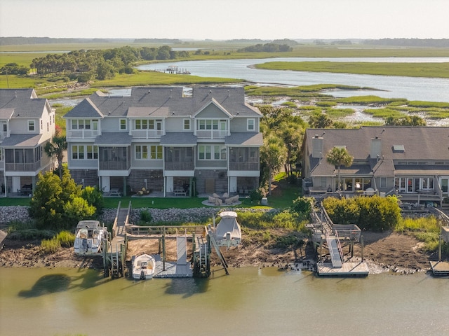 2226 Folly Rd, Charleston, SC 29412 - drone / aerial view of a nearby body of water