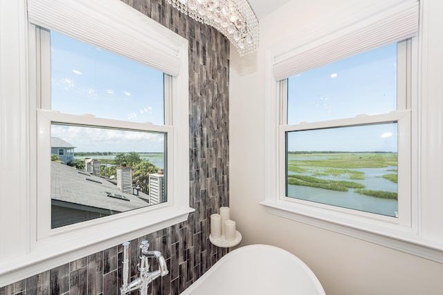 2226 Folly Rd, Charleston, SC 29412 - bathroom with a soaking tub and plenty of natural light