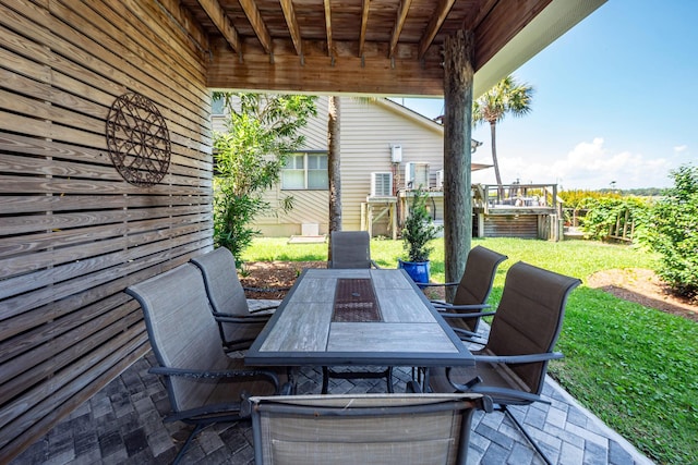 2226 Folly Rd, Charleston, SC 29412 - view of patio with outdoor dining space