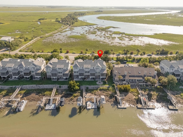 2226 Folly Rd, Charleston, SC 29412 - aerial view of property's location with a nearby body of water and nearby suburban area