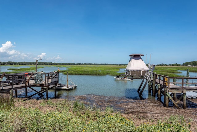 2226 Folly Rd, Charleston, SC 29412 - dock area with a water view