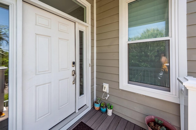 2226 Folly Rd, Charleston, SC 29412 - doorway to property with a porch