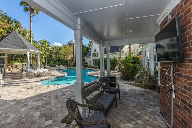45 Scyamore Ave Unit 623, Charleston, SC 29407 - outdoor pool with a gazebo and a patio area