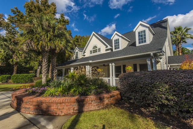 45 Scyamore Ave Unit 623, Charleston, SC 29407 - view of front of house featuring covered porch and a shingled roof