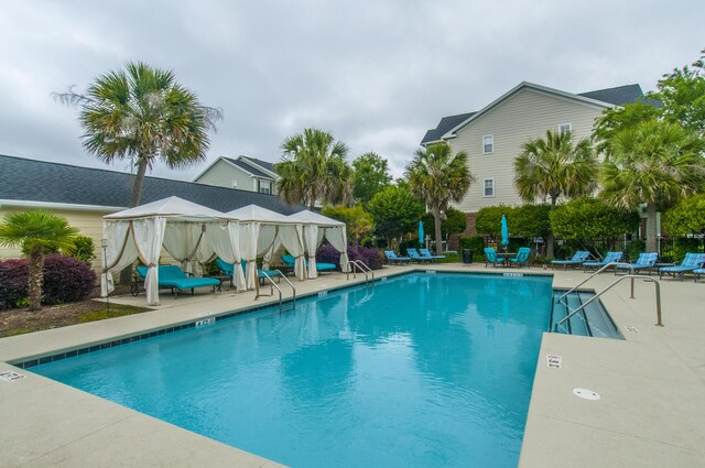 45 Scyamore Ave Unit 623, Charleston, SC 29407 - community pool with a gazebo and a patio