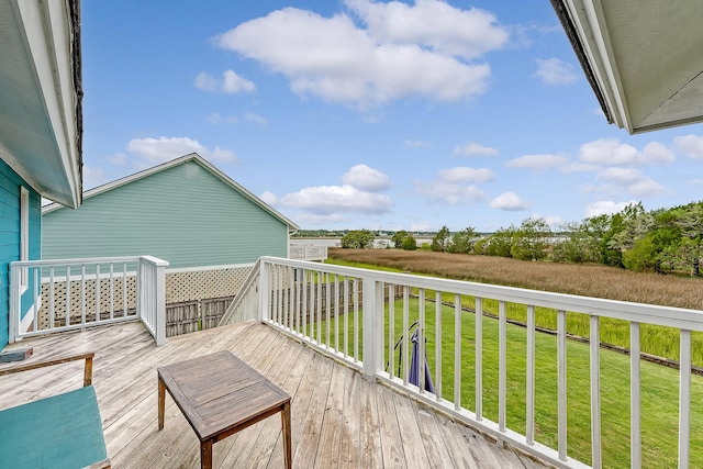 4636 Ashley View Ln, North Charleston, SC 29405 - deck featuring a yard