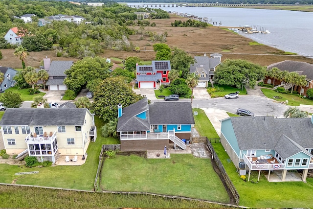 4636 Ashley View Ln, North Charleston, SC 29405 - aerial perspective of suburban area featuring a large body of water