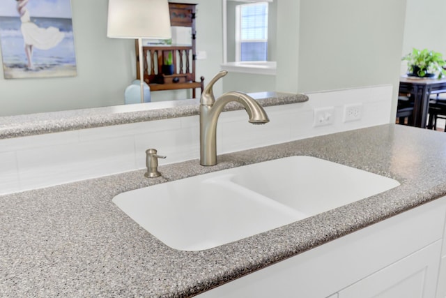 5406 Dwight Dr, North Charleston, SC 29420 - kitchen view of a sink and white cabinets