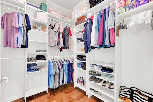 5406 Dwight Dr, North Charleston, SC 29420 - spacious closet featuring wood finished floors