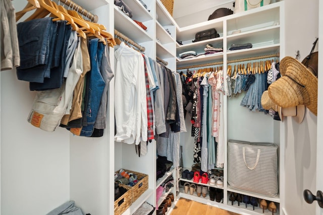 1474 Indian St, Mount Pleasant, SC 29464 - spacious closet featuring wood finished floors