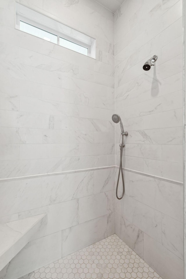 1474 Indian St, Mount Pleasant, SC 29464 - bathroom featuring a tile shower