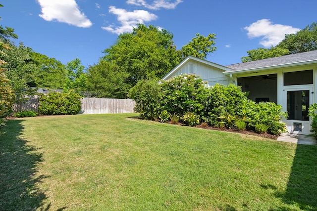 1474 Indian St, Mount Pleasant, SC 29464 - view of yard with ceiling fan