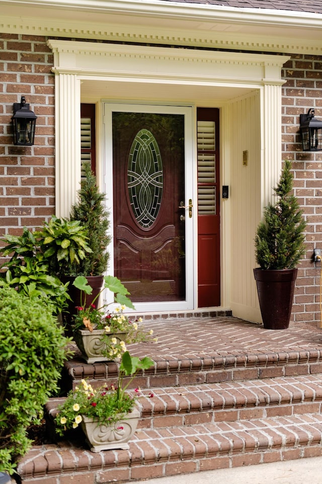 1551 Hutton Pl, Charleston, SC 29407 - property entrance featuring brick siding