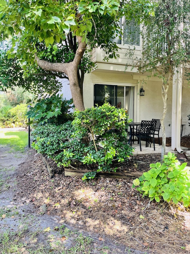 exterior space with a patio