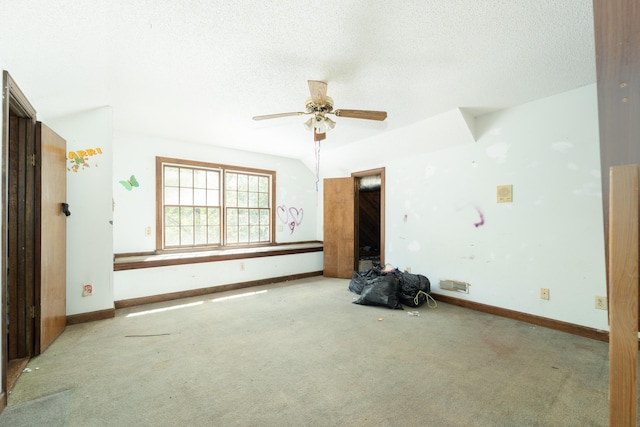 200 Old Postern Rd, Summerville, SC 29483 - carpeted empty room with baseboards, a textured ceiling, and a ceiling fan