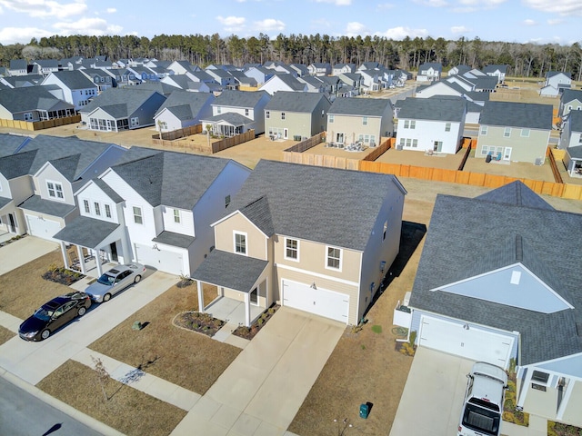 birds eye view of property featuring a residential view