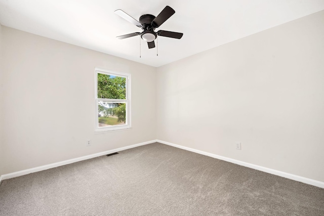 8112 Halifax Way N, Charleston, SC 29420 - carpeted spare room featuring baseboards and ceiling fan