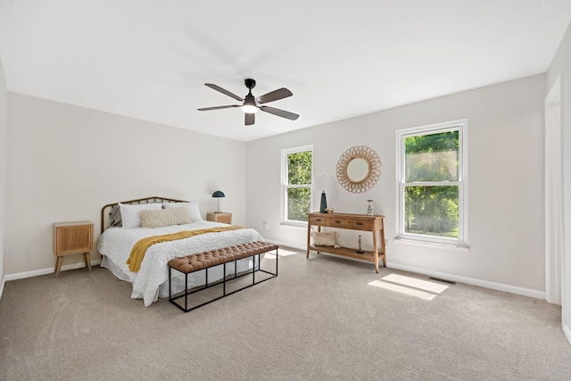 8112 Halifax Way N, Charleston, SC 29420 - carpeted bedroom featuring baseboards and a ceiling fan