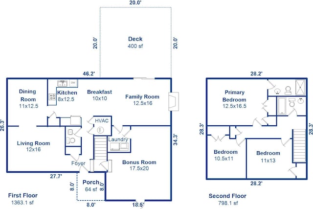 8112 Halifax Way N, Charleston, SC 29420 - view of floor plan / room layout