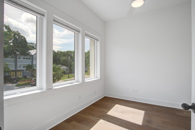4067 S Rhett Ave, North Charleston, SC 29405 - unfurnished room featuring dark wood-style floors and baseboards